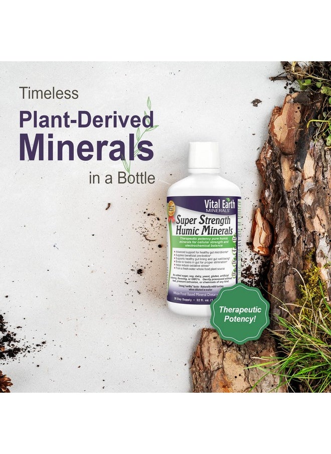 Vital Earth Minerals Vital Earth Super Strength Humic Minerals 70+ Trace Minerals With Naturally Occurring Fulvic Acid Alkalizing Liquid Mineral Supplement For Ionic Detox Digestive Support Energy & Balance 32 Fl Oz  - Image 3