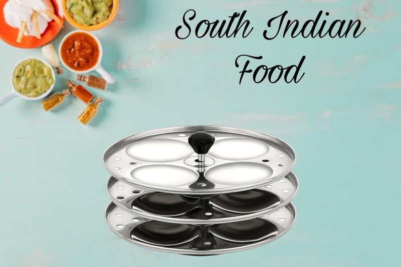 AMBA'R Kitchenware AMBA'R Premium Stainless Steel Heavy Quality Idli Maker For 5L Cooker 3 Plates, 12 Idli At Once, Idli Stand For Home & Kitchen, Idli Maker Stand For Our Home Chef - Image 2