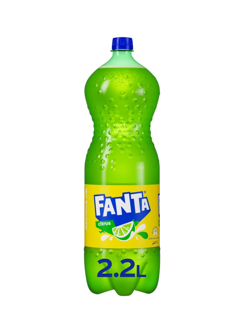 Fanta Citrus Carbonated Soft Drink Bottle 2.2L - Image 1