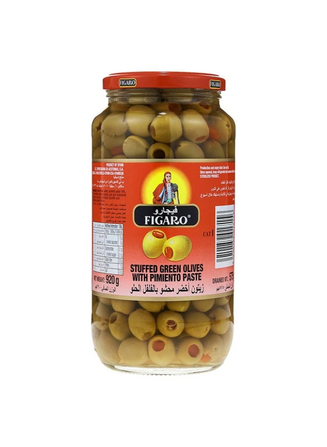 Olives, Green Stuffed - 920g, Spain