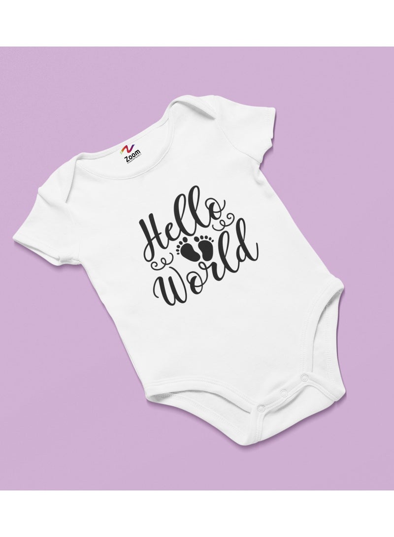 ZOOM 'HELLO WORLD' Baby Onesie
