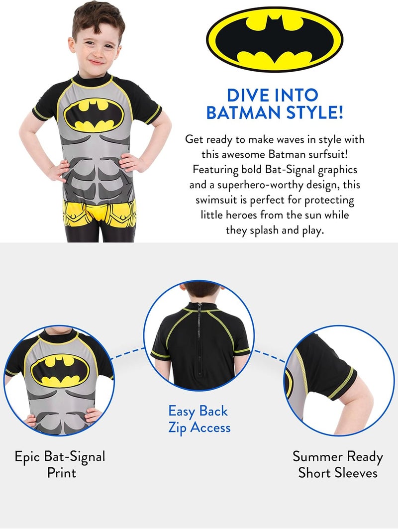 DC Comics Boys' Batman Swimsuit - Image 2