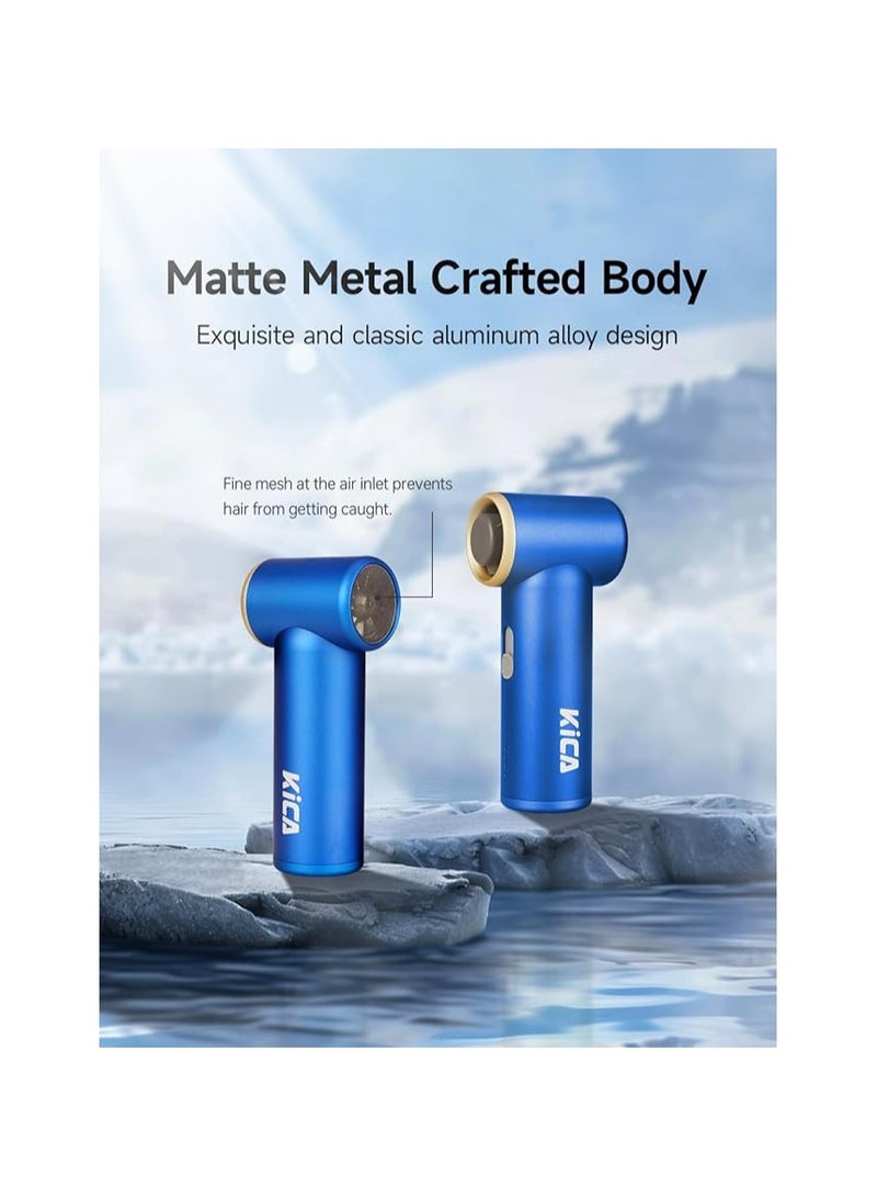 KICA Jet Fan Mini 36000RPM 14H Long Battery Life 3000mAh Blue - Image 4