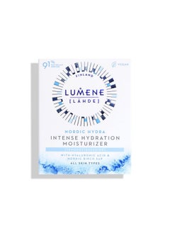 Lumene Umene Nordic Hydra Intense Hydration 24H Face Moisturizer Lightweight Face Cream + Dry Skin Hydrating Moisturizer Organic Nordic Birch Sap Arctic Spring Water & Plumping Hyaluronic Acid (1.7Oz)  - Image 3