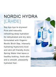 Lumene Umene Nordic Hydra Intense Hydration 24H Face Moisturizer Lightweight Face Cream + Dry Skin Hydrating Moisturizer Organic Nordic Birch Sap Arctic Spring Water & Plumping Hyaluronic Acid (1.7Oz)  - Image 5