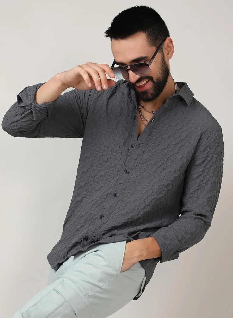 كامبوس سوترا قميص هندسي منقوش