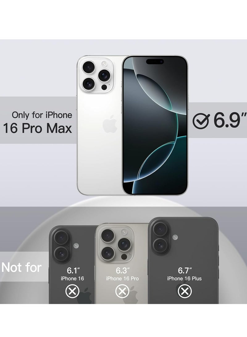 Premium Liquid Silicone Case for iPhone 16 Pro Max (6.9-Inch) – Silky Soft Touch, Full-Body Protection, Anti-Scratch & Shockproof with Microfiber Lining – MagSafe Compatible, Heavy-Duty Dual-Layer Rugged Protection  - Image 2