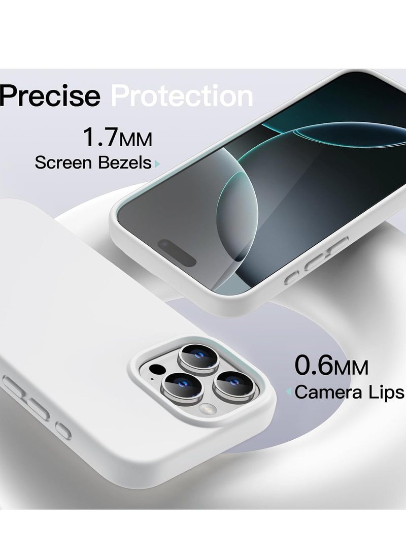 Premium Liquid Silicone Case for iPhone 16 Pro Max (6.9-Inch) – Silky Soft Touch, Full-Body Protection, Anti-Scratch & Shockproof with Microfiber Lining – MagSafe Compatible, Heavy-Duty Dual-Layer Rugged Protection  - Image 5