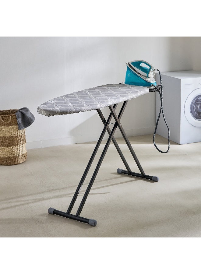 Home Box Prime Mesh Height Adjustable Ironing Board with Jumbo Iron Rest and Sturdy Metal Frame - 135x46 cm - Image 1