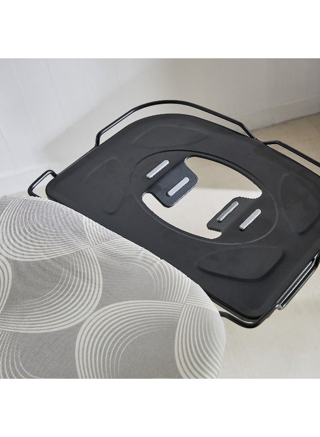 Home Box Prime Mesh Height Adjustable Ironing Board with Jumbo Iron Rest and Sturdy Metal Frame - 135x46 cm - Image 4