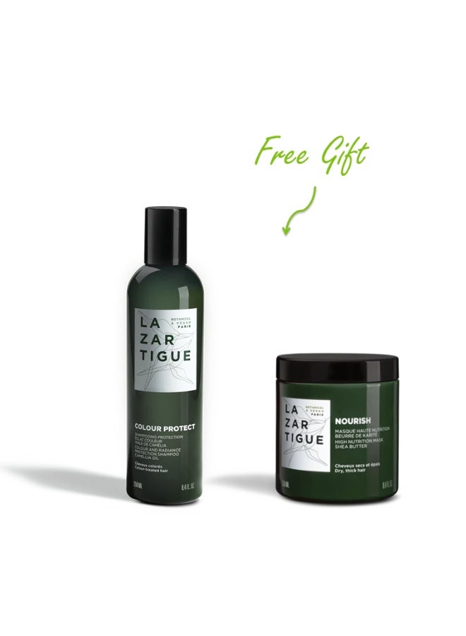 Lazartigue Colour Protect Colour and Radiance Protection Shampoo With Camellia Oil 250ml - Image 2