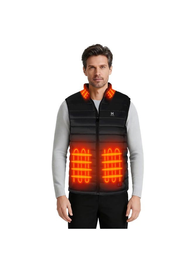MRAWARM Heated Vest, Lightweight Electric Heated Vest for Men Women 6 Heating Zone 3 Temperature Heating Vest - Image 1