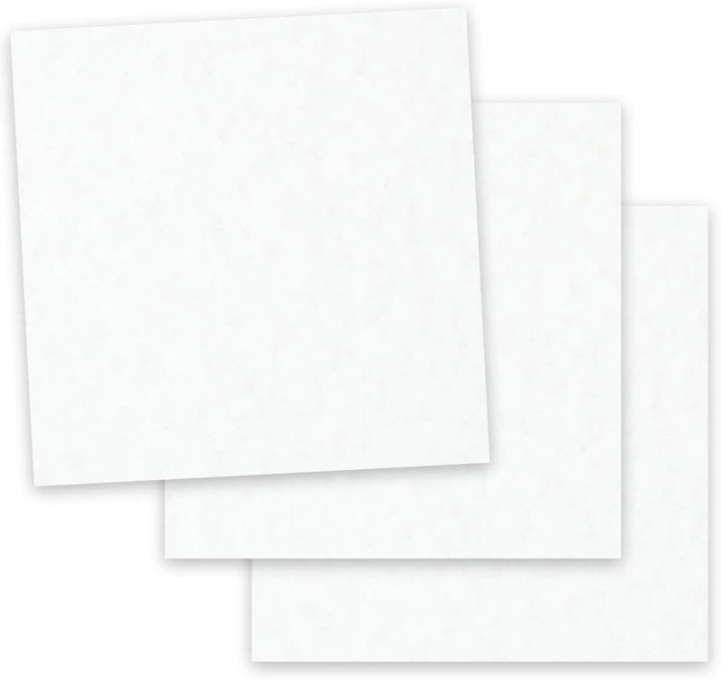2pBasics Parchment White 12X12 (Square) Paper 32T Lightweight Multi-use - 50 PK - Classic 12-x-12 Square Everyday Paper - Professionals, Designers, Crafters and DIY Projects - Image 1