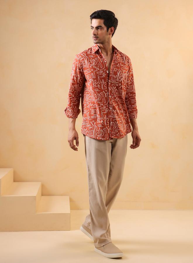 TRULOOM Men Regular Fit Cotton Shirt - Image 2