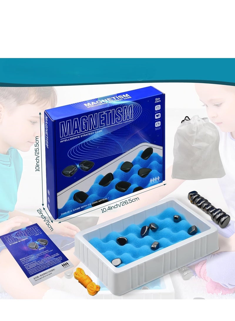 Magnetic Chess Board Game with Pebbles for Kids, Adults and Family Table Top by Toys Egypt - Image 2