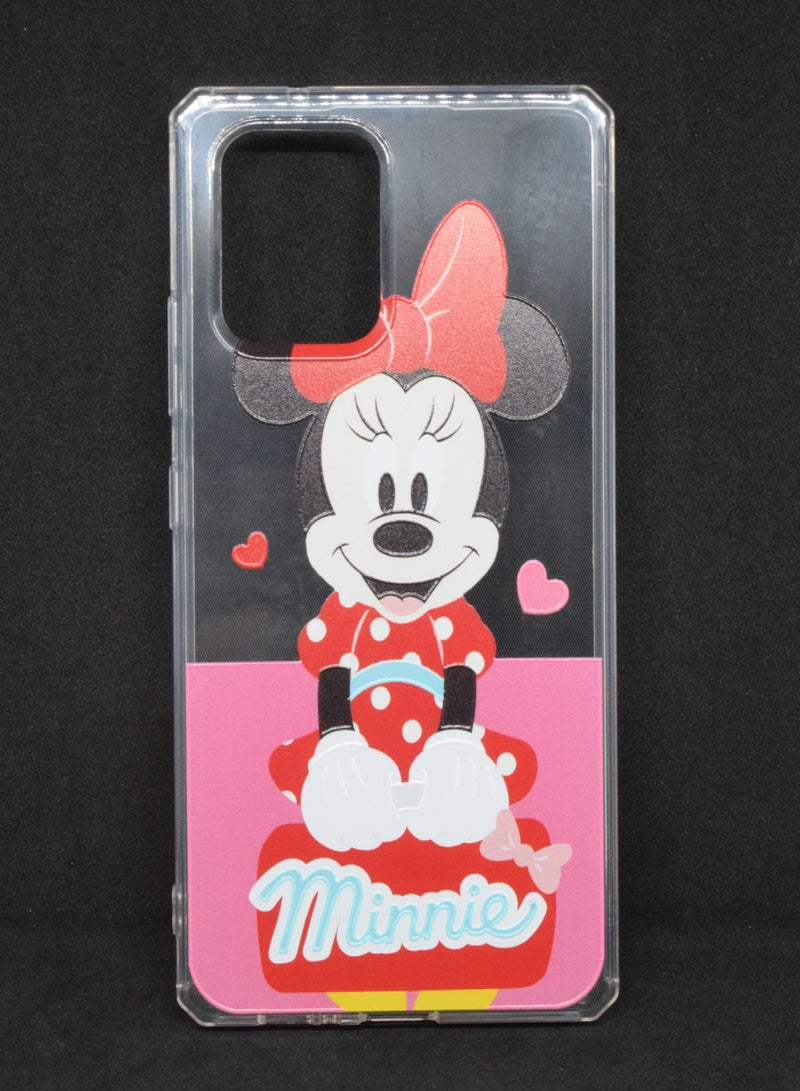 BORTONY Samsung Galaxy A91 Case Compatible for Women Girls Unique Design TPU Shockproof Protective Cover - Image 1