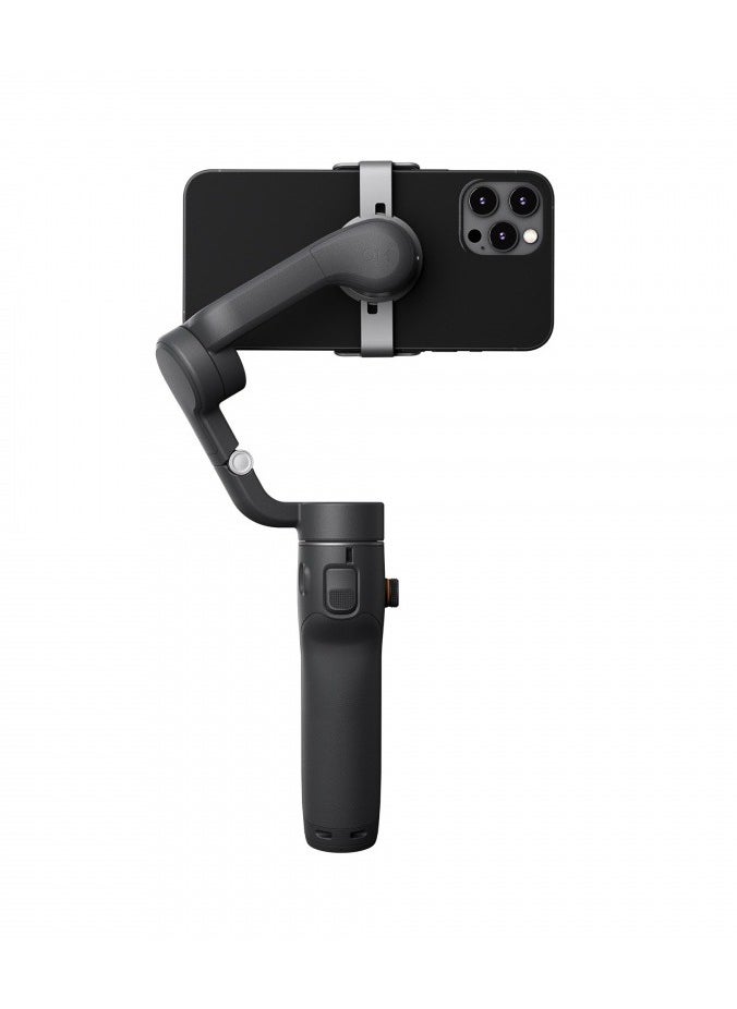 dji - OSMO Mobile 6 Smartphone Gimbal Stabilizer 3-Axis Phone Gimbal Built-In Extension Rod Portable and Foldable Android and iPhone Gimbal with ShotGuides Vlogging Stabilizer YouTube TikTok Video - Image 1