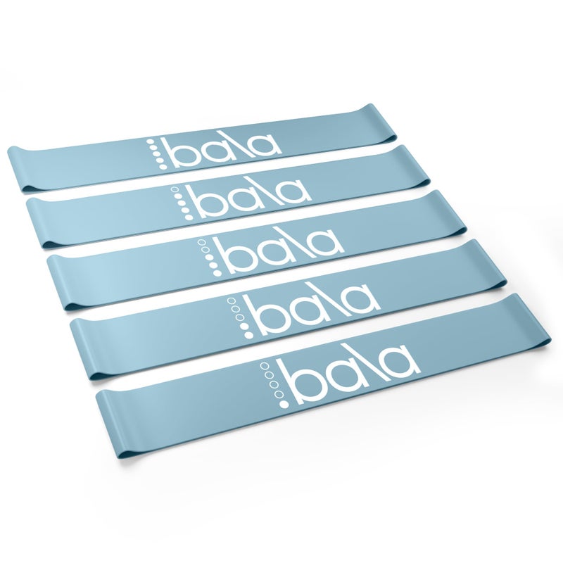 Bala Booty Bands Resistance Bands for Women & Men, 5-Pack - Elastic Exercise Bands for Working Out - Wrist, Ankle, Legs & Booty Bands - Workout Resistance Bands for Yoga, Pilates, Strength Training - Image 1
