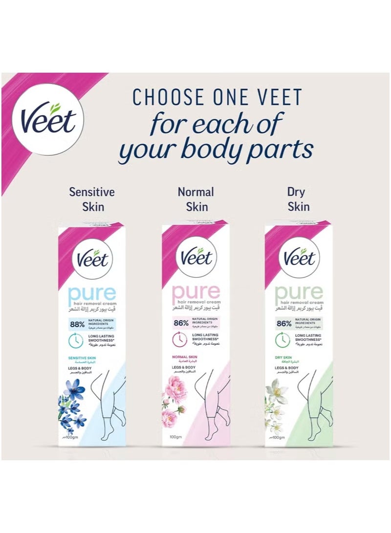 VEET HAIR REMOVAL CREAM SENSITIVE SKIN 100 GM - Image 3