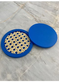 Maison Avf Rattan Hazeran Coaster Alaçatı Blue MA024  - Image 4