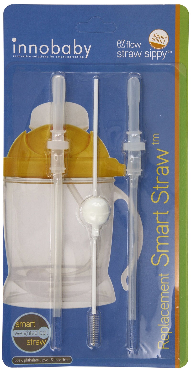 Innobaby Sippin Smart EZ Flow Replacement Straws, 2 Count - Image 1