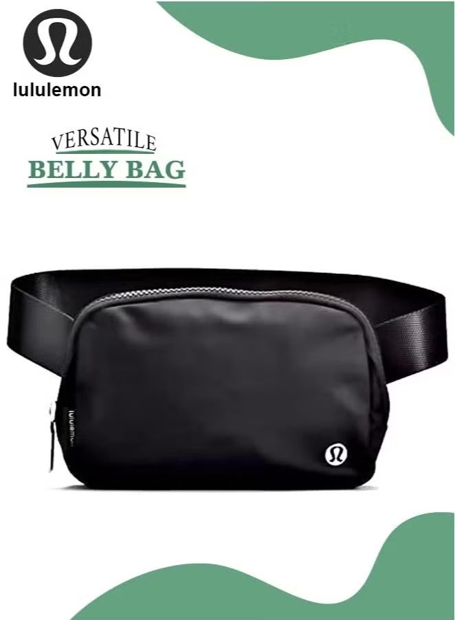 Lululemon Everywhere Belt Bag, Compact, and Convenient Belly Bag with Zippered Pockets, Easy-Access Exterior Pocket, and Interior Essentials Pocket for On-the-Go Storage, Black - Image 1