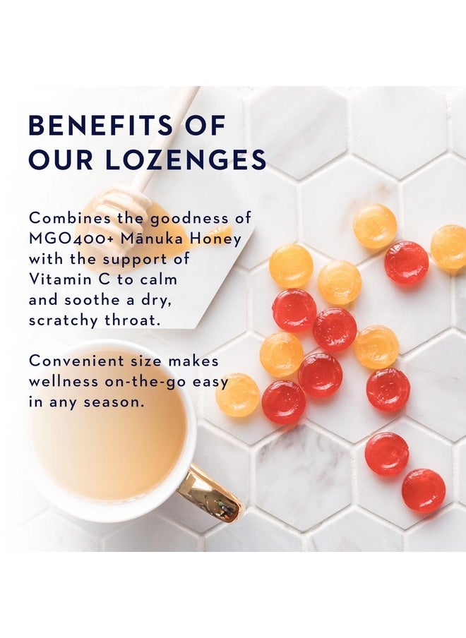 Manuka health - Manuka Honey Lozenges15 Lemon And Ginger Flavored Lozengesnatural Throat Lozenges Infused With Raw Manuka Honey And Vitamin C For Immune Support - Image 1