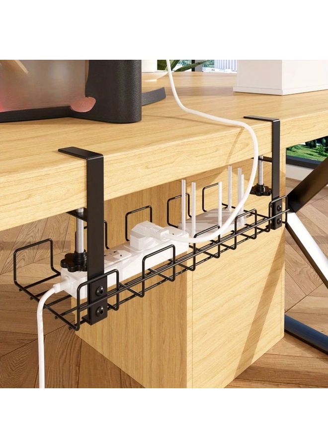 Black Heavy Duty A Frame Table Leg Storage Shelf With Open Grid Base 15 16x5 12x6 57inch - Image 2