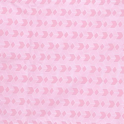 SKYLA Cotton Bedsheet for Double Size Bed | 186 TC | Floral Pink | Printed | 1 Piece with 2 Pillow Covers (228 x 254 cm) Perfect for Home Decor & Gifting - Image 4