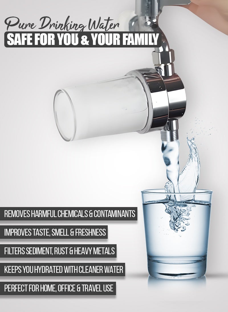 فلتر دش للمياه العسرة، فلتر دش عالي الأداء بـ25 مرحلة لإزالة الكلور والفلورايد، منعم مياه عام للحمام لحماية البشرة والشعر، خرطوشة متعددة الطبقات مع الفحم النشط - Image 4