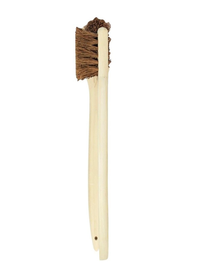 TrueCraftware- 20-inch Wok Brush Palmyra Bristles with Wooden Handle - Wok Brush Cleaning Brush Kitchen pan Brush Scrub Brush Kitchen Cleaning Brush Pot Scraper Scrubber Dish Pan Brush for Cooking - Image 3