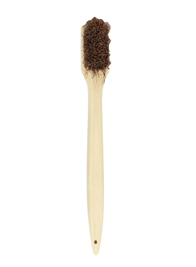 TrueCraftware- 20-inch Wok Brush Palmyra Bristles with Wooden Handle - Wok Brush Cleaning Brush Kitchen pan Brush Scrub Brush Kitchen Cleaning Brush Pot Scraper Scrubber Dish Pan Brush for Cooking - Image 4