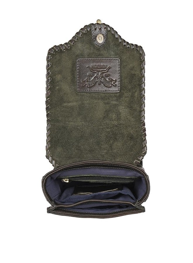 Hidesign Women Olive Oklahoma 03 Casual Backpack M - Image 5