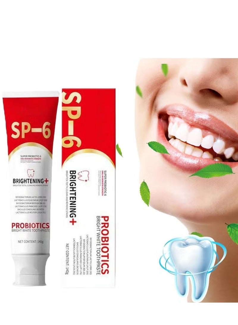 SP-6 Ultra Whitening Toothpaste | Deep Cleaning, Fresh Breath, Protects Gums, and Removes Stains for Brighter Teeth, 120g - Image 1