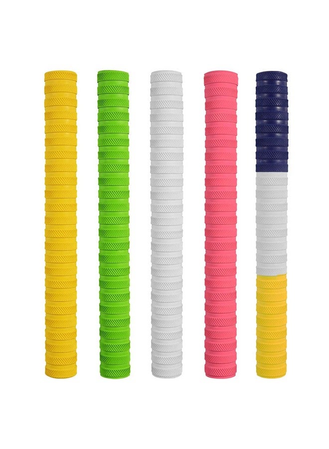 دي أس سي مقبض مضرب الكريكيت DSC Ring Chevron، باللون الأصفر (عبوة من قطعة واحدة) - Image 3