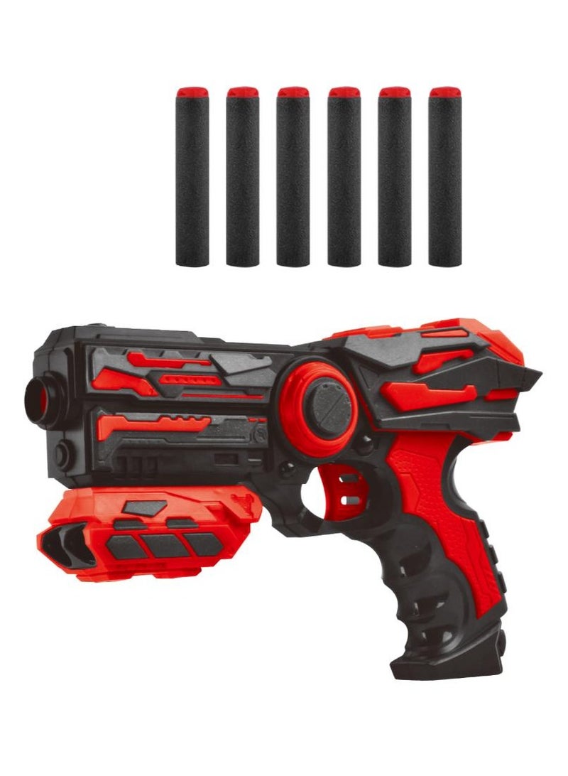 Power Joy Shooterz X Blaster-2 with 6 Foam Bullets, Assorted 1 Piece (Color May Vary) | Action Games | Interactive Game | Toy Blaster | Toy Gun Can shoot over 45 feet! | Gift for Kids and Adults - Image 2