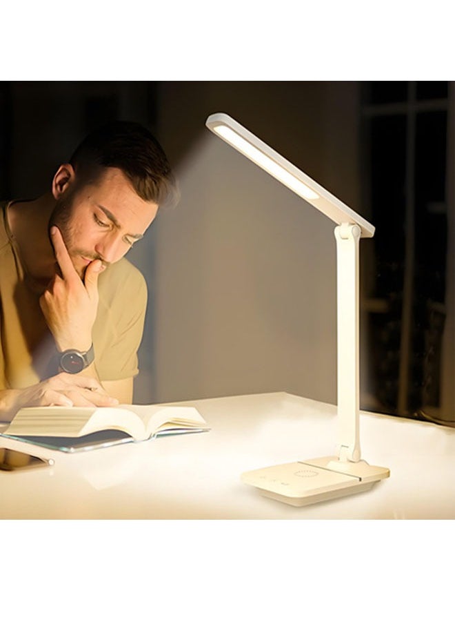 NKX Foldable and Rechargeable White Desk Lamp for Study and Work  - Image 4