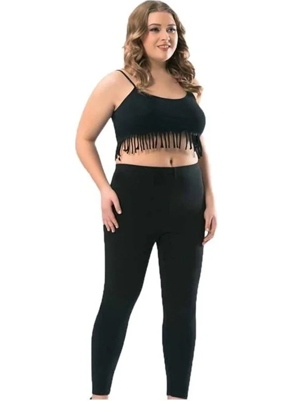 كوتا Women's Big Size Ladies Long Leggings Cotton 4000