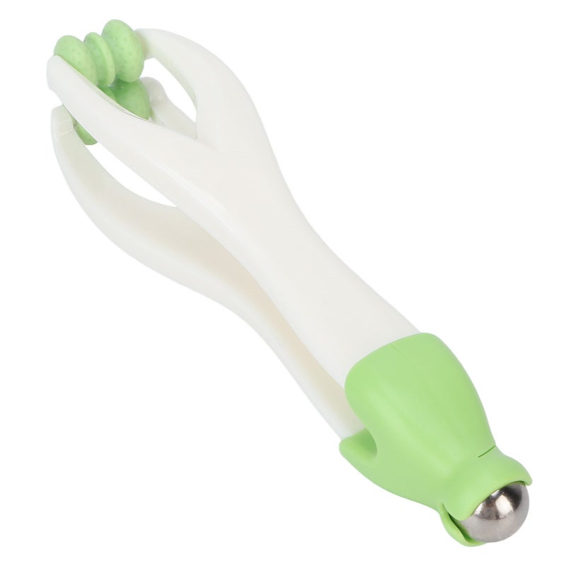 Finger Massager: Green ABS Curved Design - Stimulate Blood Circulation Acupoint Massager for Keyboard Users, Finger Arthritis Relief & Stress Relief - Image 1