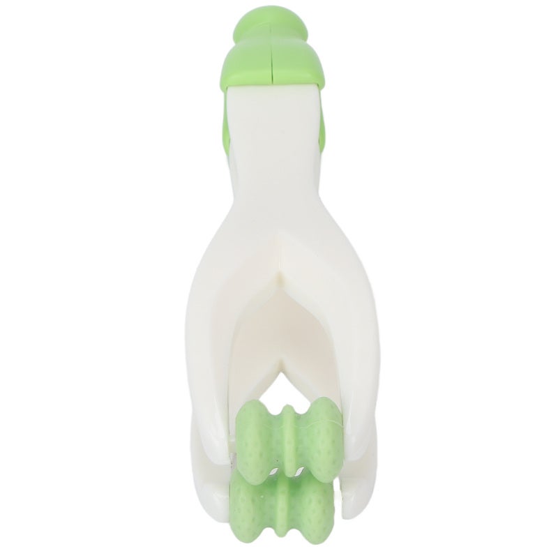 Finger Massager: Green ABS Curved Design - Stimulate Blood Circulation Acupoint Massager for Keyboard Users, Finger Arthritis Relief & Stress Relief - Image 5