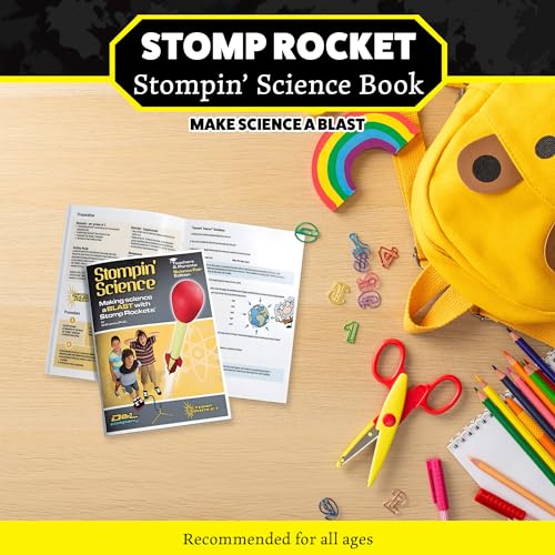 Stomp Rocket Stompin Science Book Use with Toys Rocket Launcher Kits for Kids Introduction to STEM Educational Book for Boys Girls Fun Interactive Outdoor Play Learning Activity Discovery - Image 5
