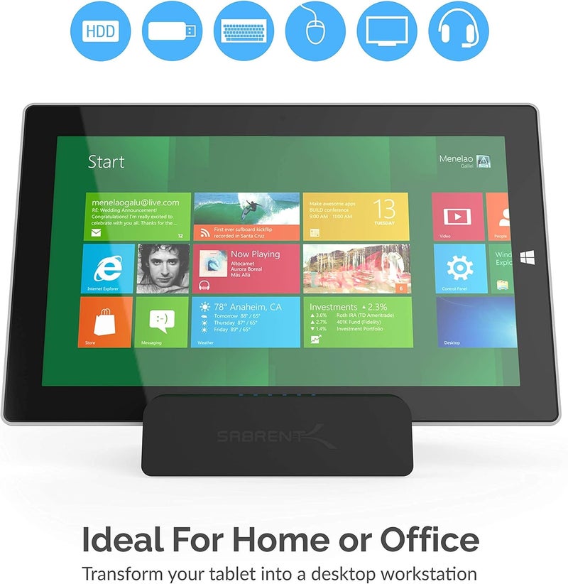 SABRENT Universal Laptop Docking Station  22AWG 6 Feet USB 30 Extension Cable - Image 5