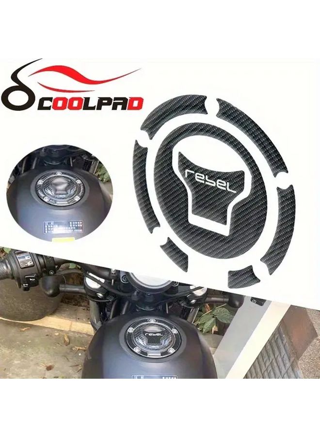 Variant Color 3D Tank Pad Gas Cap Protector Sticker For Honda CMX REBEL 300 500 1100 - Image 2