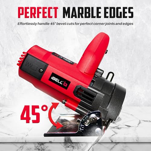 IBELL TOOLS IBELL Marble Cutter Mc25-84, 1300W, Copper Armature, 13000 Rpm, Disc Dia 125Mm, Max Cut Depth: 38Mm, Bevel And Depth Adjustable, Corded-Electric - Image 5