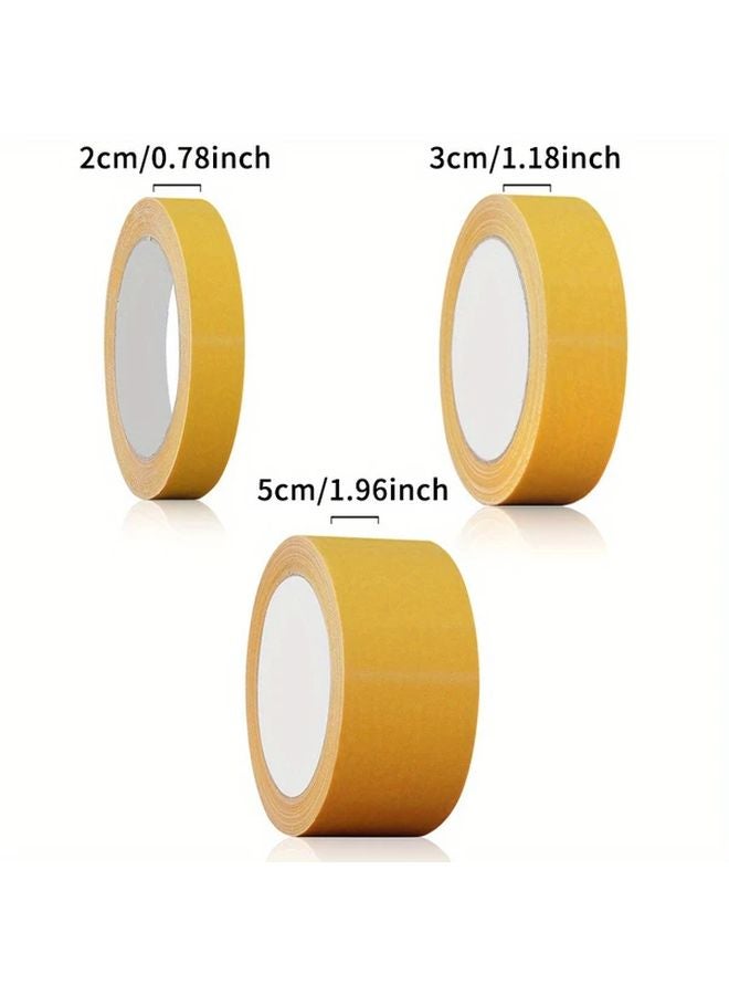 2 Rolls Double Sided Tape 1 cm x 19685 in Waterproof Non Slip Grid Transparent - Image 4