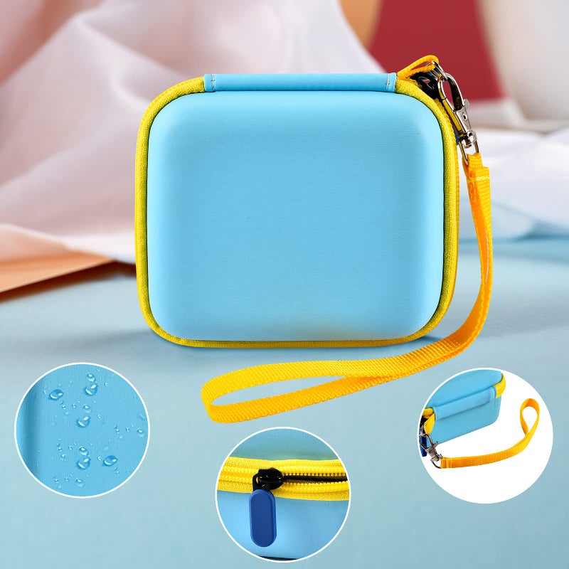 ANKHOH Camera Case for Seckton/for Desuccus/for PROGRACE/for Rindol/for GKTZ/for Dylanto/for GPOSY/for OZMI Kids Digital Camera, Kid Camcorder Storage Box Cable Accessory-Bag Only(Skyblue) - Image 4