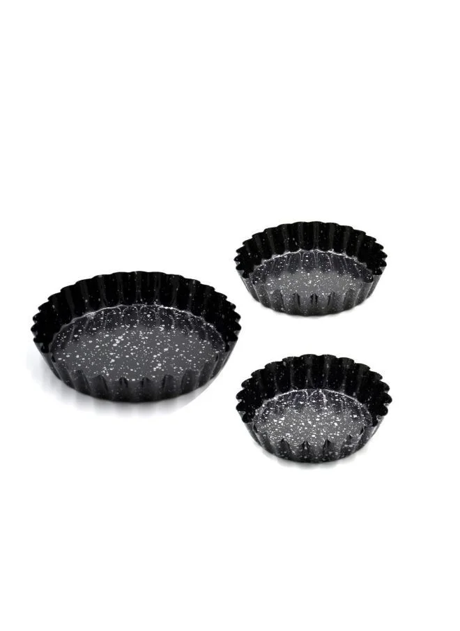 Prestige Prestige Granite 3Pc Multipurpose tart pan Set