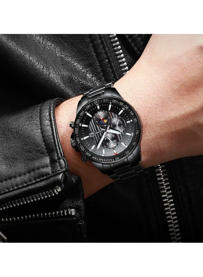 SENO Men's watches fashion calendar luminous waterproof - Image 2