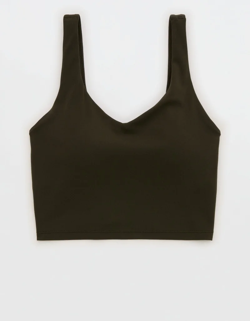 Aerie  OFFLINE By Aerie Real Me Low Key Longline Sports Bra for Women | Best Price UAE