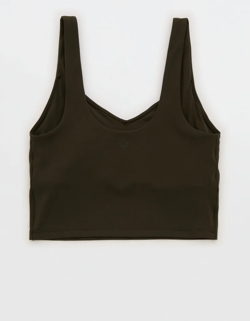 Aerie  OFFLINE By Aerie Real Me Low Key Longline Sports Bra for Women | Best Price UAE